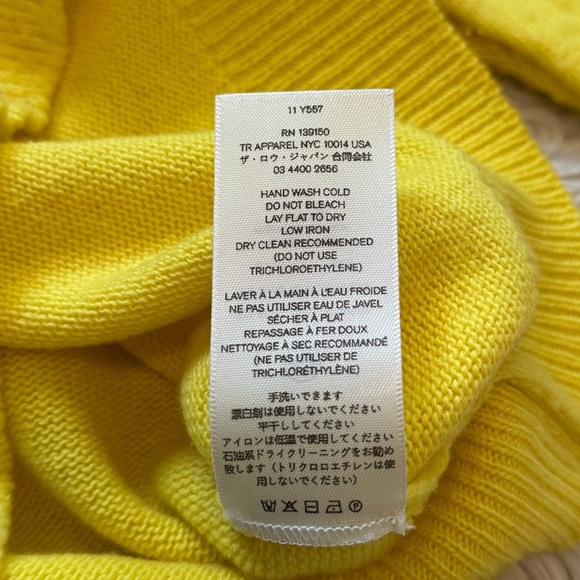 THE ROW Kids Yellow Bunny Sweater - Size 4 Years - Picture 8 of 8